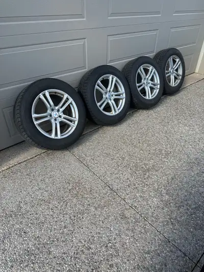 Winter tires off a Volvo XC90 in good condition with 3/16” of tread left