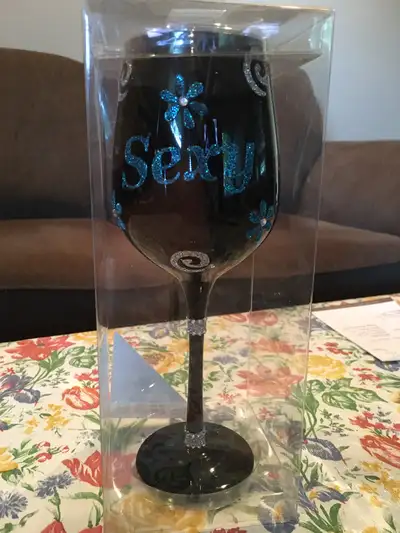 “Sexy” Wine glass, View more