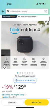 Brand New Blink Outdoor 4 Camera - never used
