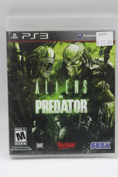 Aliens Vs Predactor- PlayStation 3 (#6040), View more