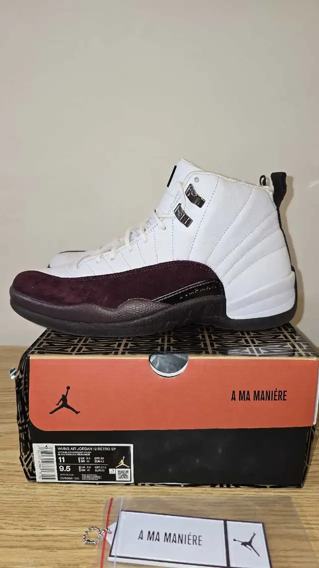 Jordan 12 A Ma Maniére - Size 9.5M/11W  in Men's Shoes in City of Toronto - Image 4
