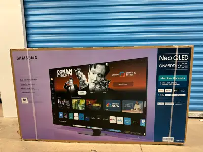 65” SAMSUNG 4K NEO QLED SMART TV, View more