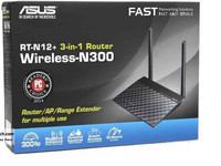 ASUS RT-N 12 Wireless N300 3-in-1 Router/AP/Range