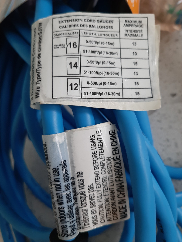 NOMA 32ft 10in 16/3 13 Amp AllWeather Block Heater Cord Other