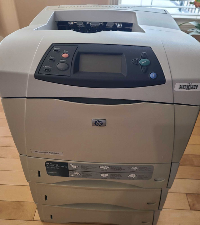 HP Laserjet Printer 4350dtn  in Printers, Scanners & Fax in Edmonton - Image 3