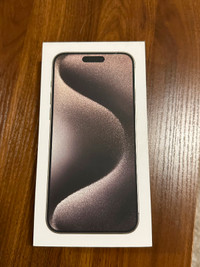 Sealed iPhone 15 Pro Max 256gb Natural Titanium