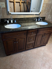 Wood Bathroom Vanity 