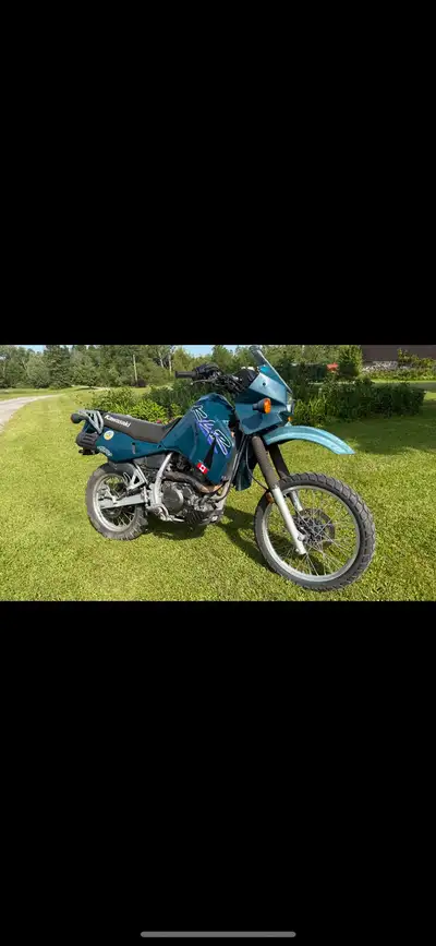 2001 KLR 650 , 10,635km, likely needs tires n chain for safety $2000