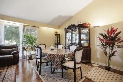 Elegant Dining Table Set with Chairs & Display Cabinet, View more