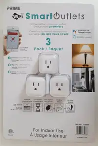 3 prises intelligentes 15 A Wi-Fi PRIME SmartOutlets de Costco