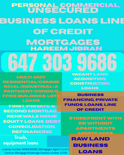 Personal, Commercial, Industrial, Business Loans and Mortgages D, View more