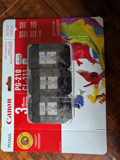 I have a pack of 3 Canon ink cartridges. I never used it and it is brand new. I want to sell it beca...