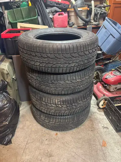 Firestone truck tires 7mm of tread left. Good for this snow season.