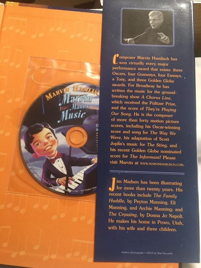 Marvin Hamlisch - Marvin Makes Music (Book + CD) in Children & Young Adult in Mississauga / Peel Region - Image 4