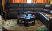 Leather Couch (Dark Brown)