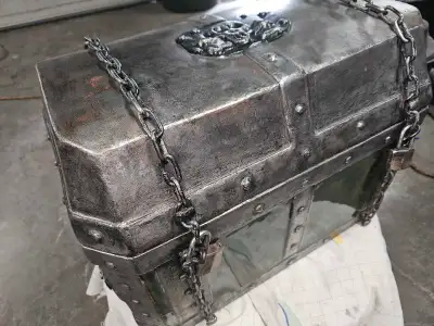handmade authentic look pirate chest , View more