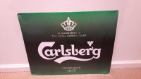 Carlsberg Beer Copenhagen 1847 Tin Sign Excellent condition!
