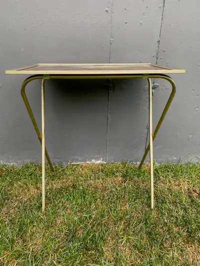 TABLE PLIANTE TV DINNER VINTAGE RÉTRO MID CENTURY MCM NOYER, View more