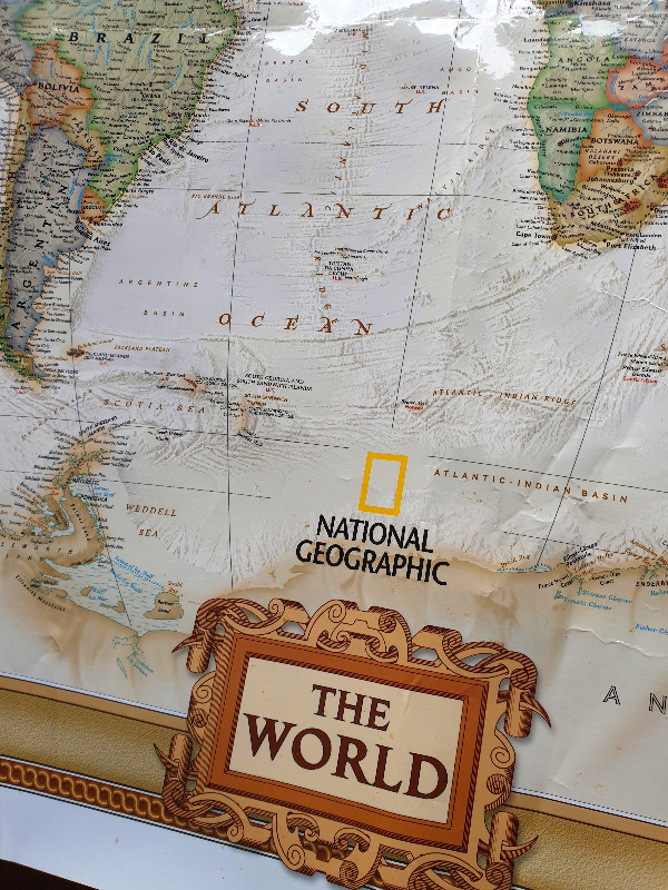 Nat Geo World Map in Hobbies & Crafts in Whitehorse