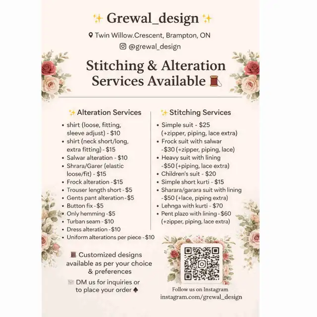 stitching & alteration