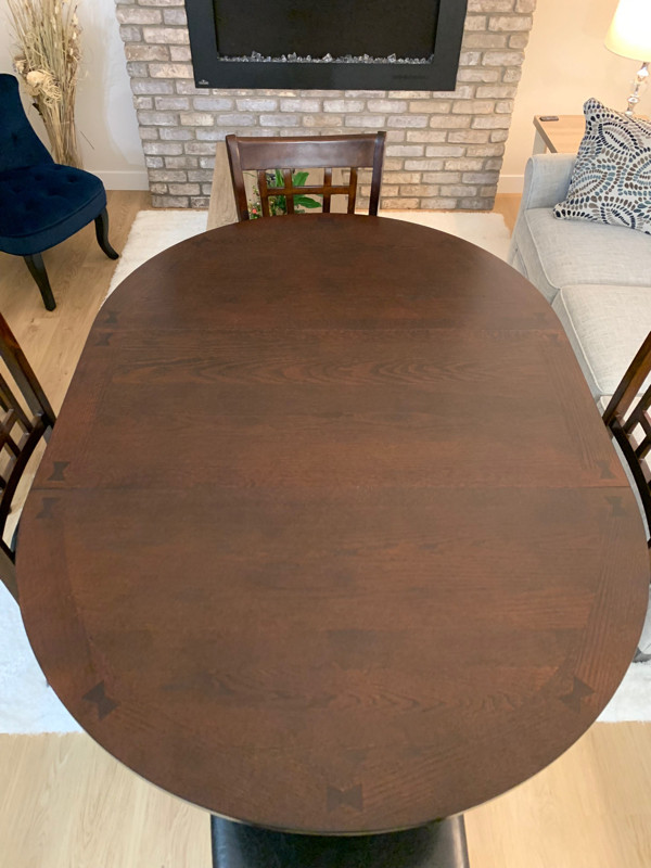 Dena 5-Piece Dining Package (the Brick) in Dining Tables & Sets in Edmonton - Image 3