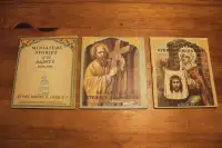 Lot of 3 Vintage Miniature Stories of the Saints