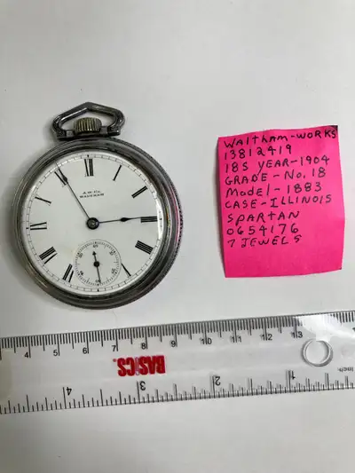 Waltham(10) pocket watch, View more