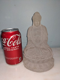 7 inches tall lucite Buddha figurine statue