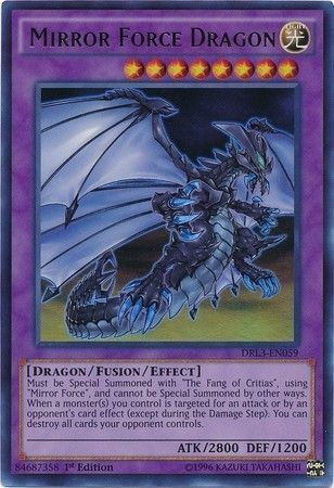Yugioh Mirror Force Dragon (Ultra Rare) yu gi oh in Toys & Games in City of Montréal