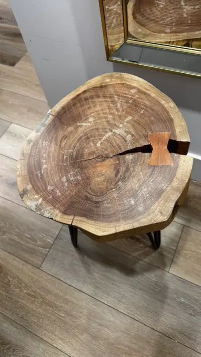 Live Edge Side Table, View more