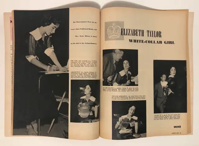 1951: Hollywood Movie Vintage Magazine- Elizabeth Taylor63009267144961123