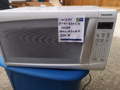 Works great, glass table and plastic ring in great shape. Size can be in picture on note attached to...