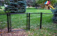 NEEDED 33 FEET OF  CHAIN LINK FENCE INSTALLED