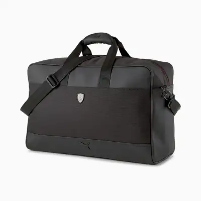 Puma Black Men’s Scuderia Ferrari Sptwr Weekender Bag Style Name:-Messenger Bag Brand Color:-Puma Bl...