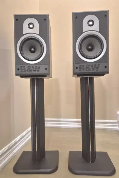 B&W DM550 speaker and stand, View more