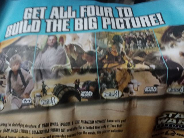 NEW  STARWARS 1  PROMOTIONAL POSTERS in Other in Sarnia