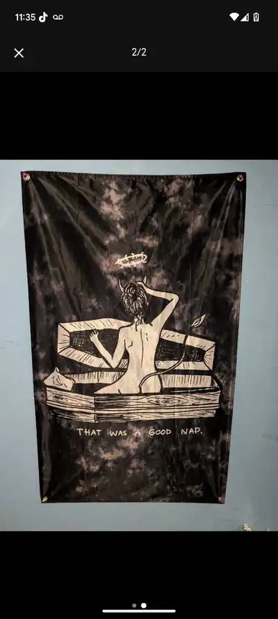 That Was A Good Nap Wall Tapestry, View more