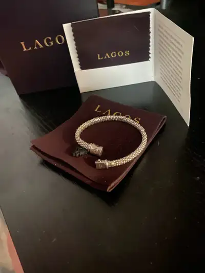 Lagos silver Cartier tennis bracelet, View more