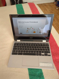 Acer laptop chrome book.