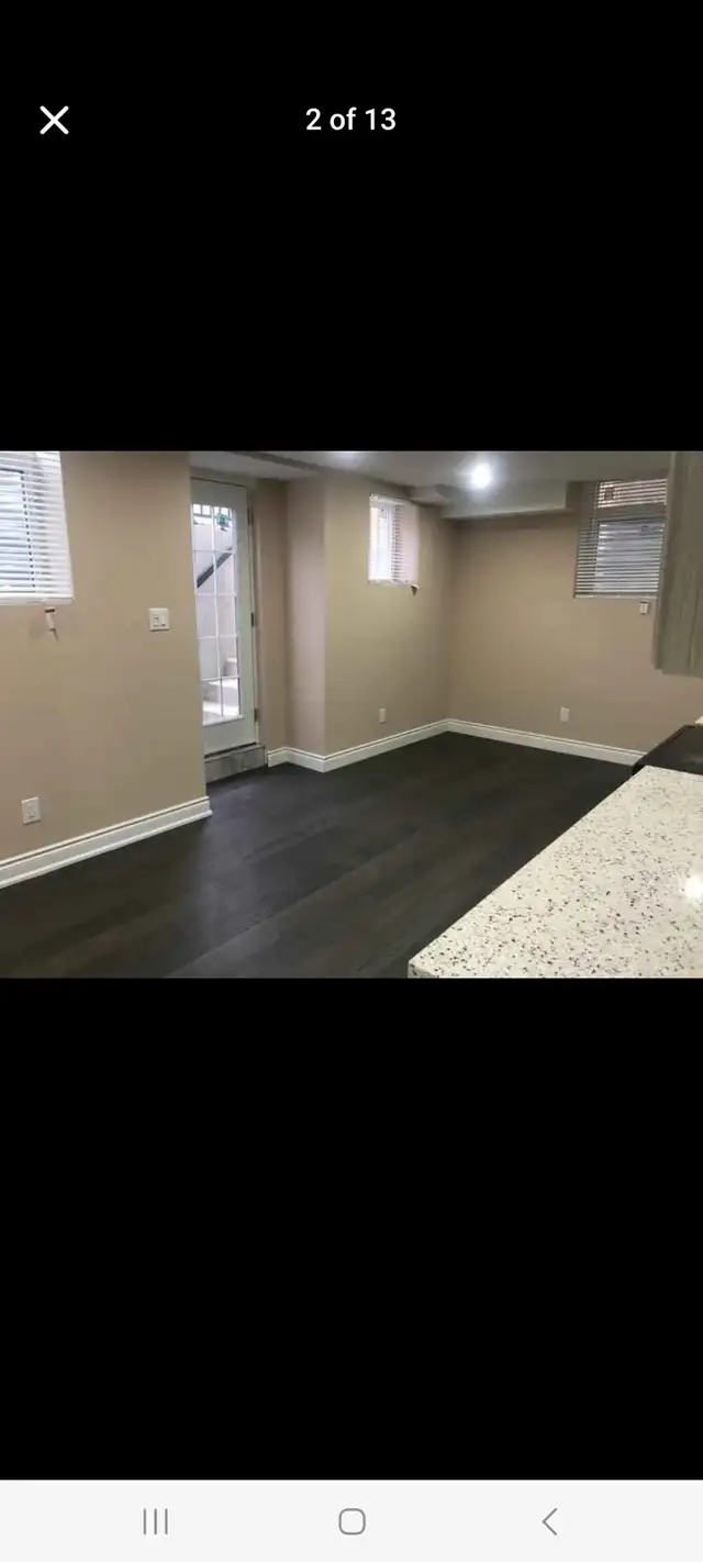 Legal 2 bedrooms basement in hot Ford area