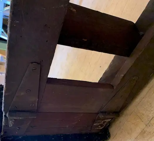 TR0001 Antique C.P.R. Wooden 8.5' Step Ladder Windsor ON Station in Arts & Collectibles in City of Toronto - Image 8