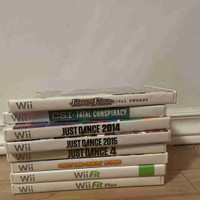 Wii Collection Vol. 5 (8 Games, All with cases, Wii Fit Board)
