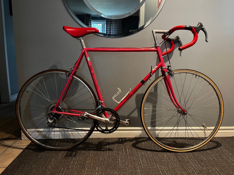 Classic vintage Bianchi Squadra 12 speed road bike 24” frame Road