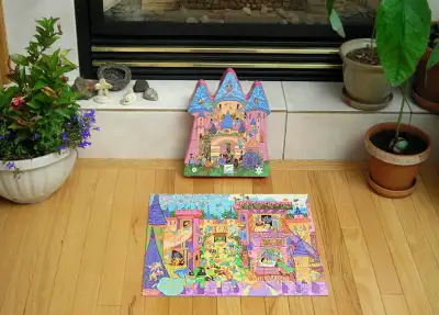 Designed in France by DJECO, this is a whimsical world of fairy princesses! Recommended for children...