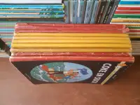 Tintin Bandes dessinées BD Lot de 10 bd Dos toilé 