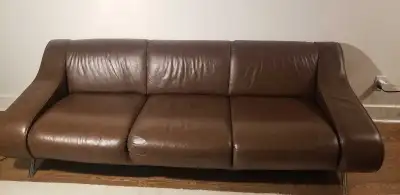 Sofa 3 places cuir EQ3, View more