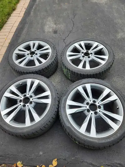 4 Mercedes C-300 rims from a 2015 era C-300. Should fit many other models. Very good condition with...