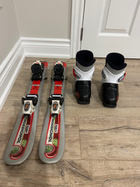 Preschool skis and boots