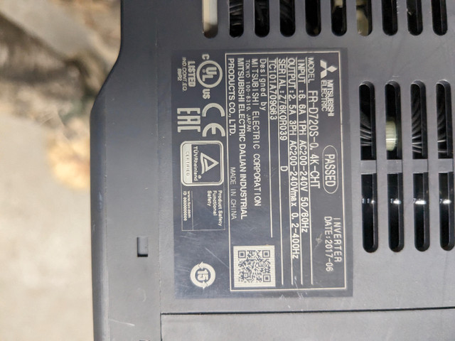 Mitsubishi AC Drive's 1/2 HP in Other Business & Industrial in North Bay - Image 4
