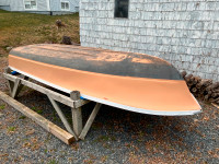 12 foot fibreglass rowboat for sale. Asking 1000.00 OBO